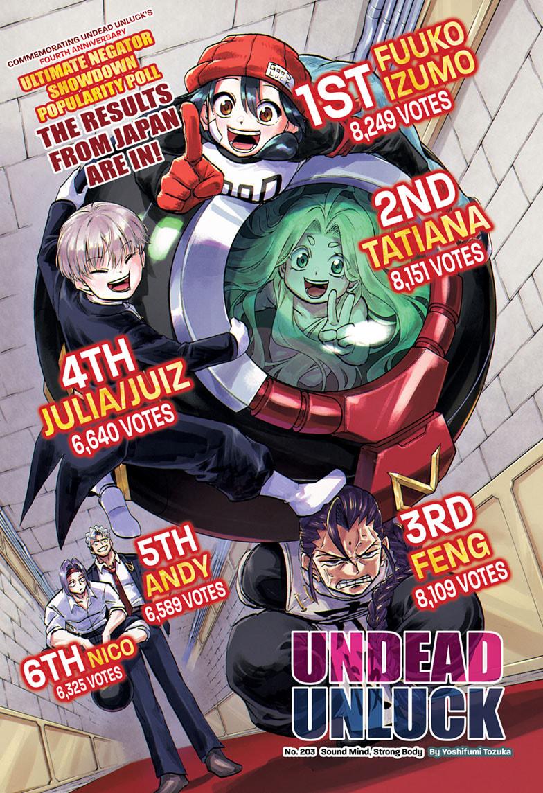 UNDEAD UNLUCK Chap 203 - Next Chap 204