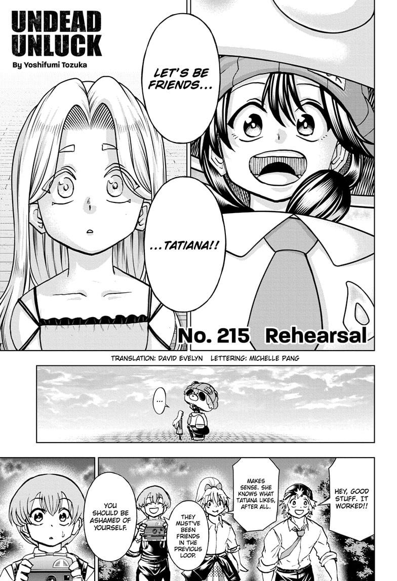 UNDEAD UNLUCK Chap 215 - Next Chap 216
