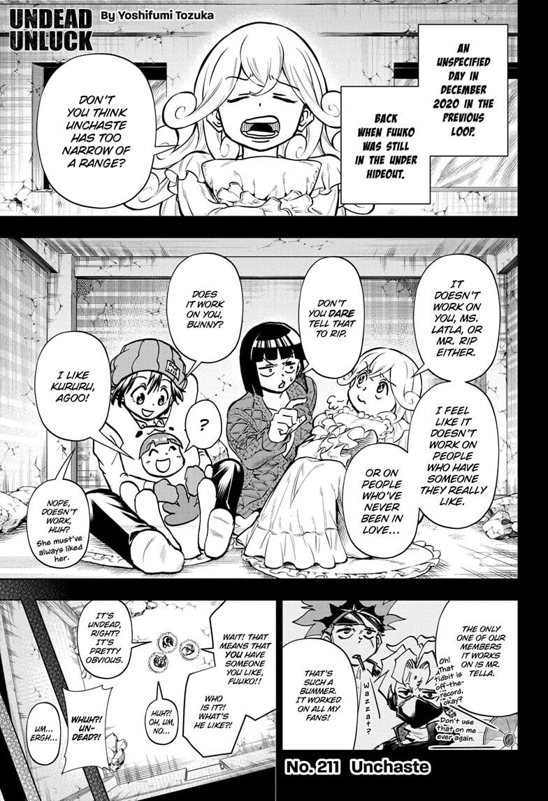 UNDEAD UNLUCK Chap 211 - Next Chap 212