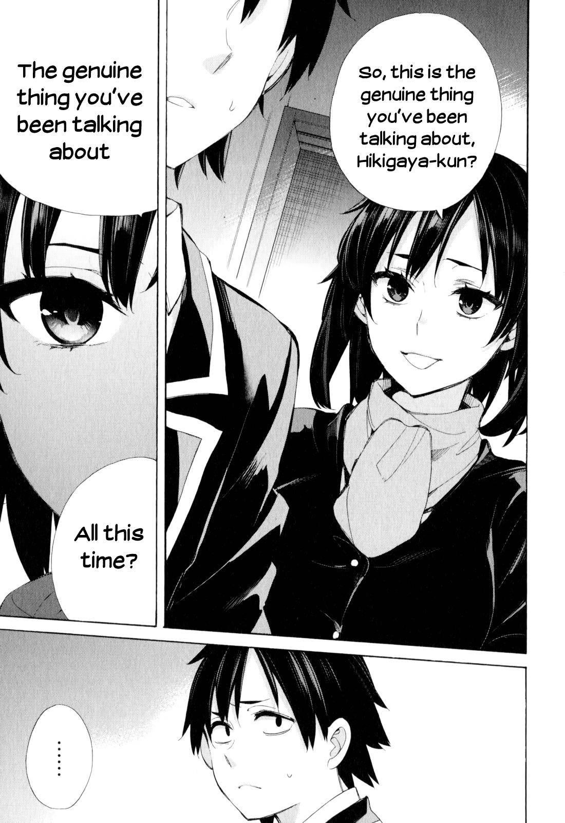 Yahari Ore no Seishun Love Come wa Machigatteiru -Mougenroku Chap 54 - Next Chap 55