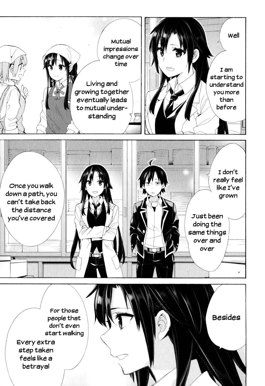 Yahari Ore no Seishun Love Come wa Machigatteiru -Mougenroku Chap 54 - Next Chap 55