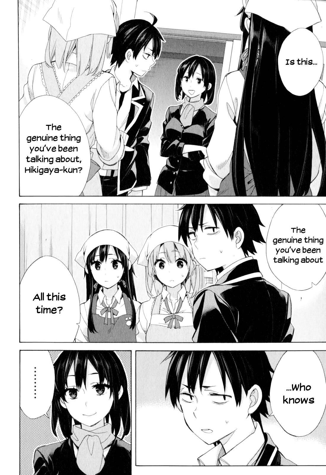 Yahari Ore no Seishun Love Come wa Machigatteiru -Mougenroku Chap 55 - Next Chap 56