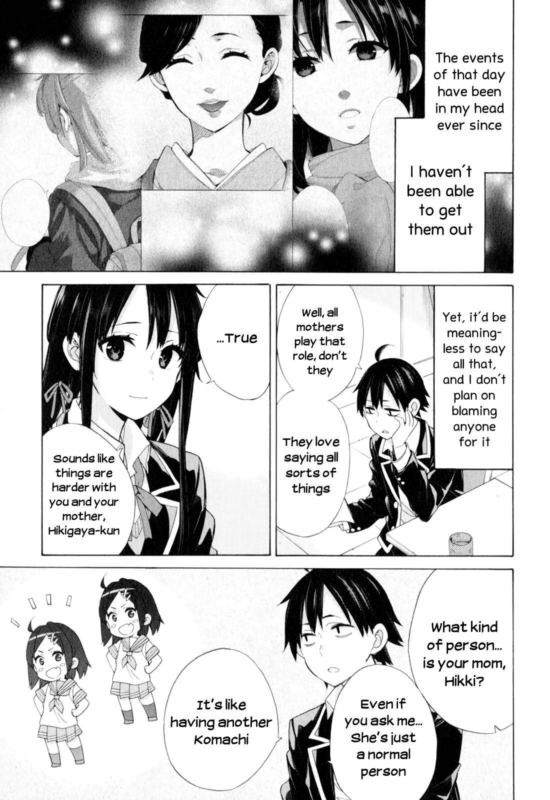 Yahari Ore no Seishun Love Come wa Machigatteiru -Mougenroku Chap 56 - Next Chap 57