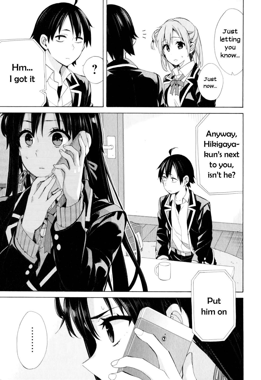 Yahari Ore no Seishun Love Come wa Machigatteiru -Mougenroku Chap 56 - Next Chap 57