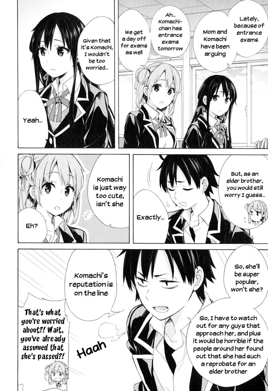 Yahari Ore no Seishun Love Come wa Machigatteiru -Mougenroku Chap 56 - Next Chap 57