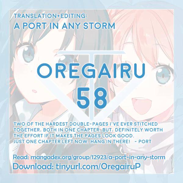 Yahari Ore no Seishun Love Come wa Machigatteiru -Mougenroku Chap 58 - Next Chap 59