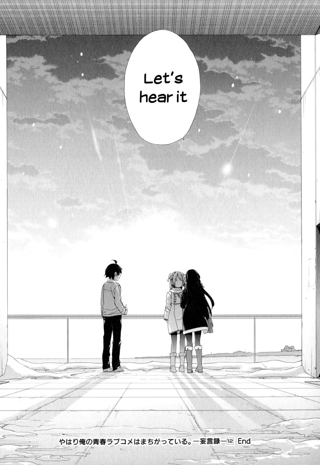 Yahari Ore no Seishun Love Come wa Machigatteiru -Mougenroku Chap 59 - Next Chap 60