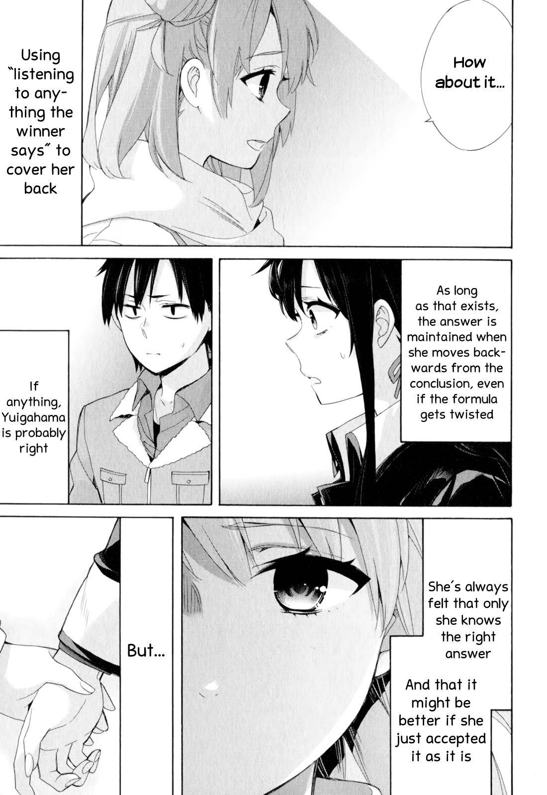 Yahari Ore no Seishun Love Come wa Machigatteiru -Mougenroku Chap 59 - Next Chap 60