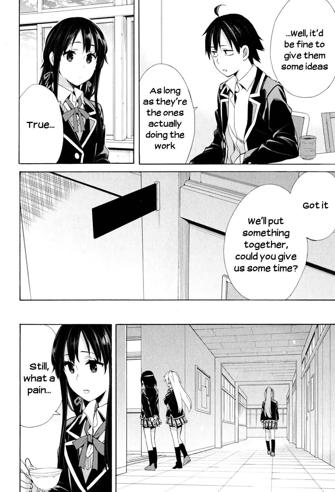 Yahari Ore no Seishun Love Come wa Machigatteiru -Mougenroku Chap 53 - Next Chap 54