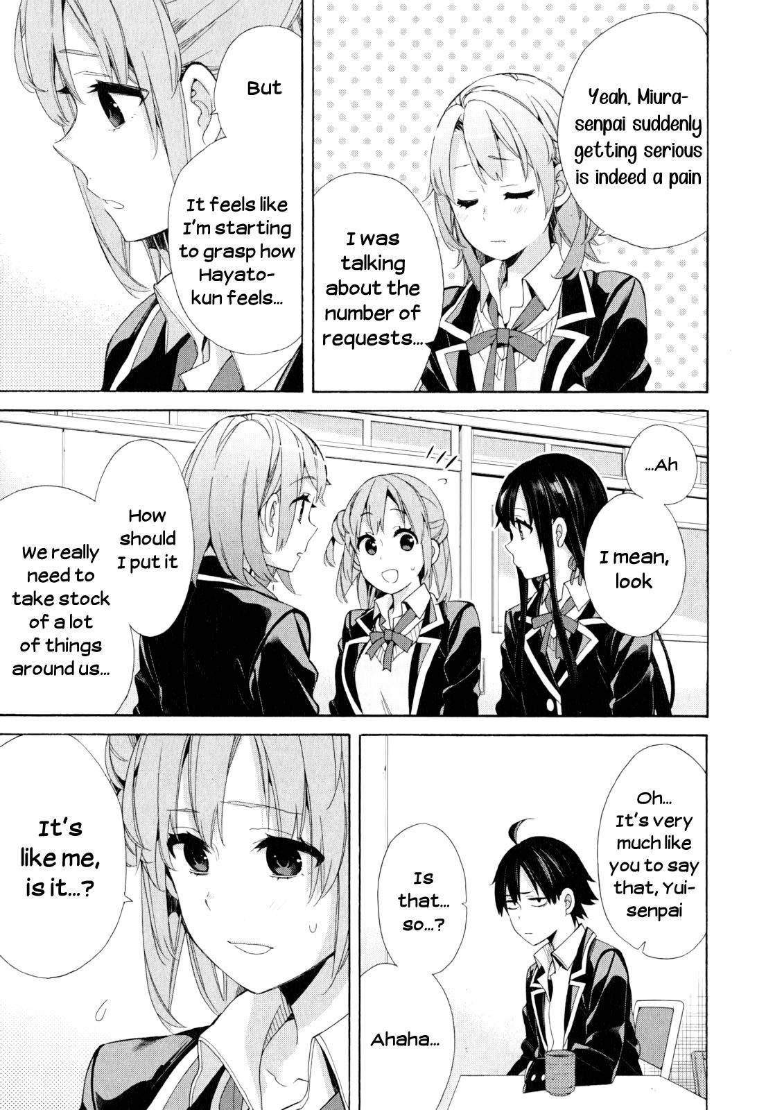 Yahari Ore no Seishun Love Come wa Machigatteiru -Mougenroku Chap 53 - Next Chap 54
