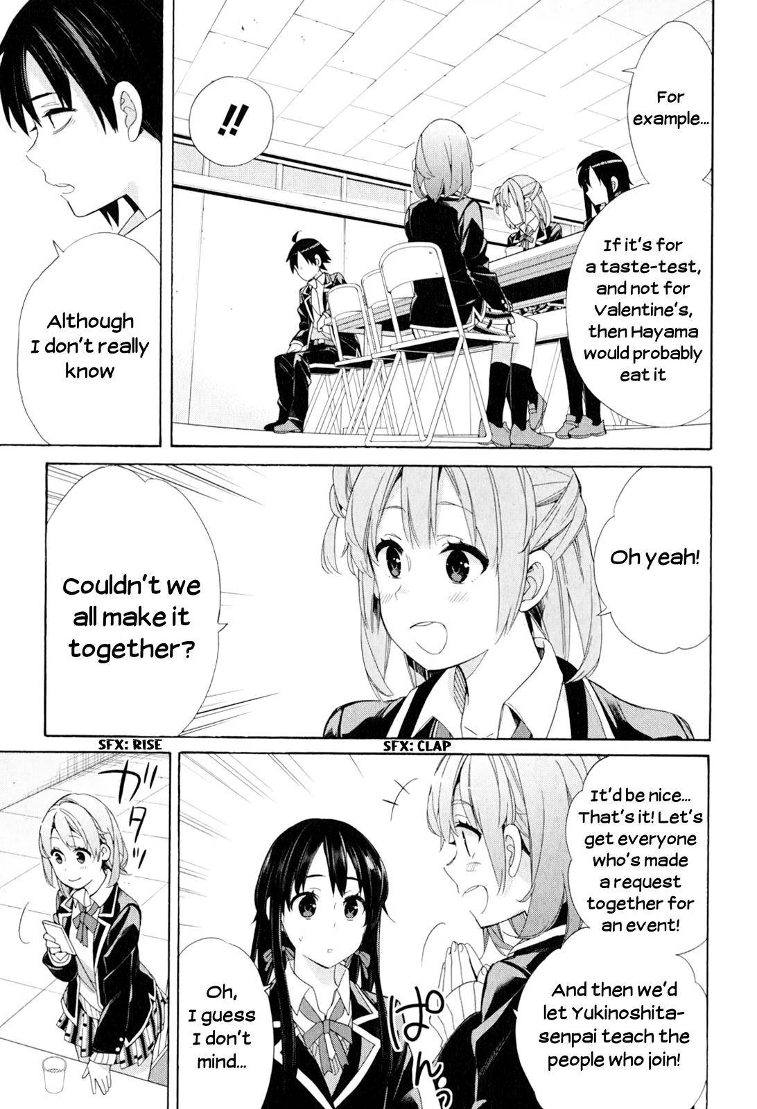 Yahari Ore no Seishun Love Come wa Machigatteiru -Mougenroku Chap 53 - Next Chap 54