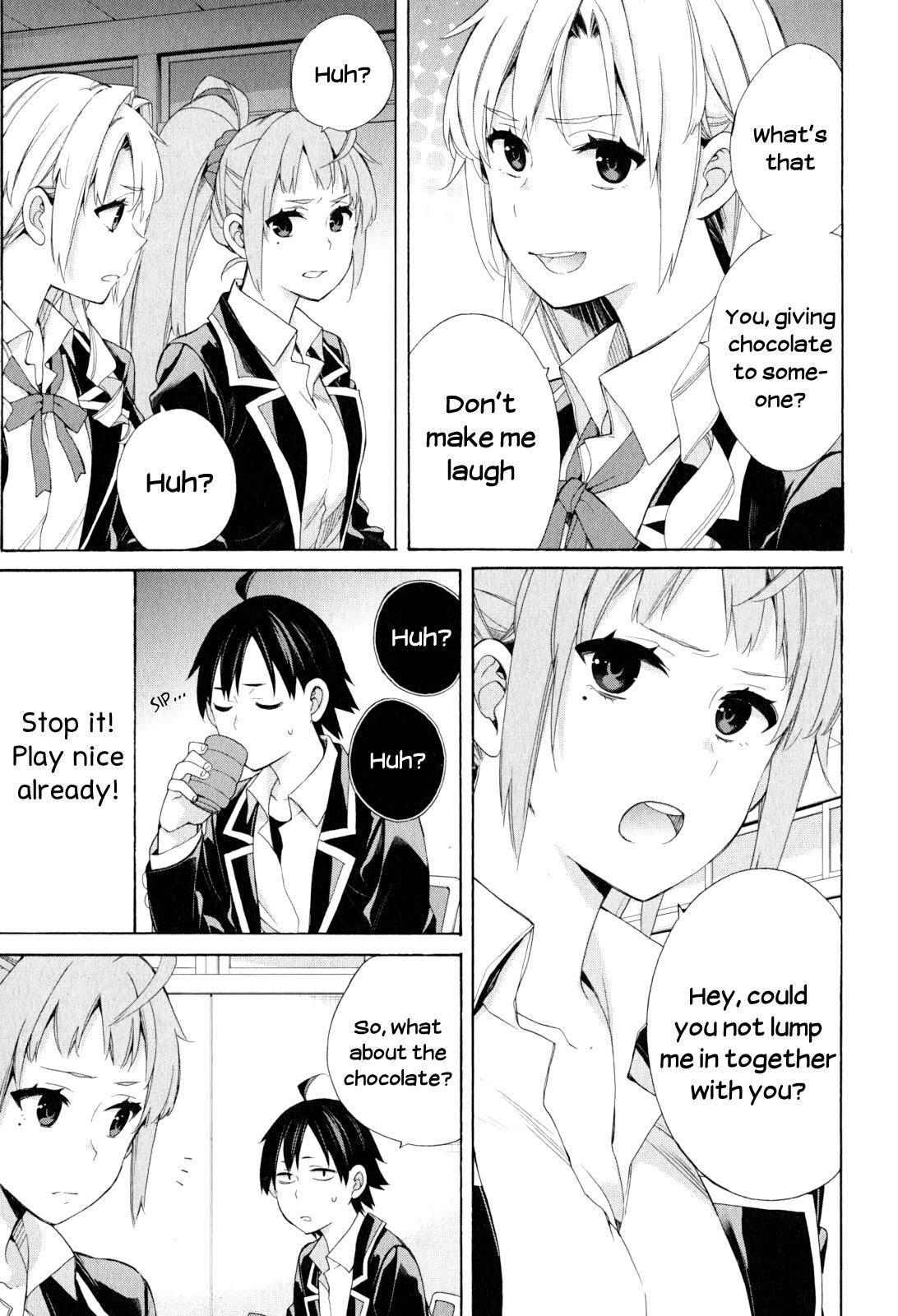 Yahari Ore no Seishun Love Come wa Machigatteiru -Mougenroku Chap 53 - Next Chap 54