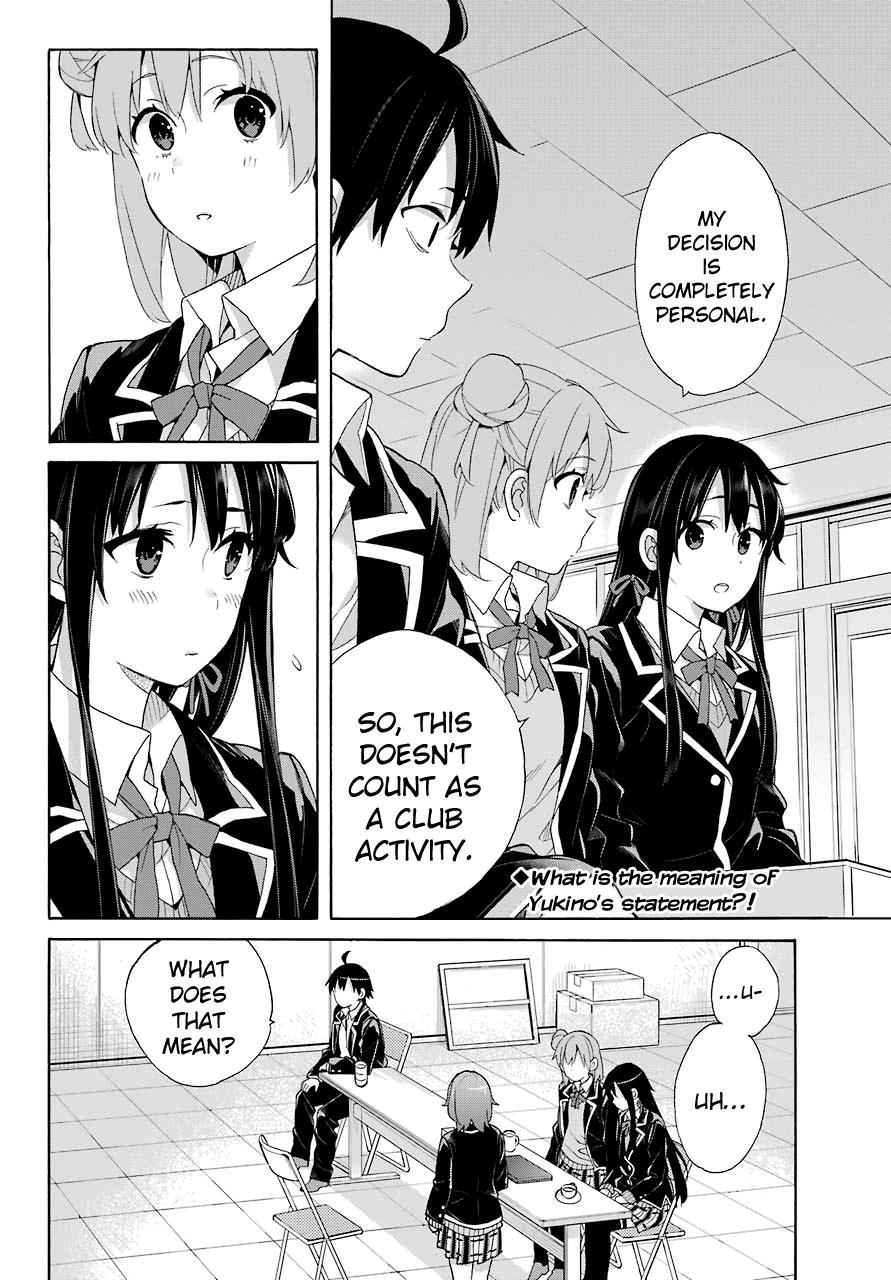 Yahari Ore no Seishun Love Come wa Machigatteiru -Mougenroku Chap 66 - Next Chap 67