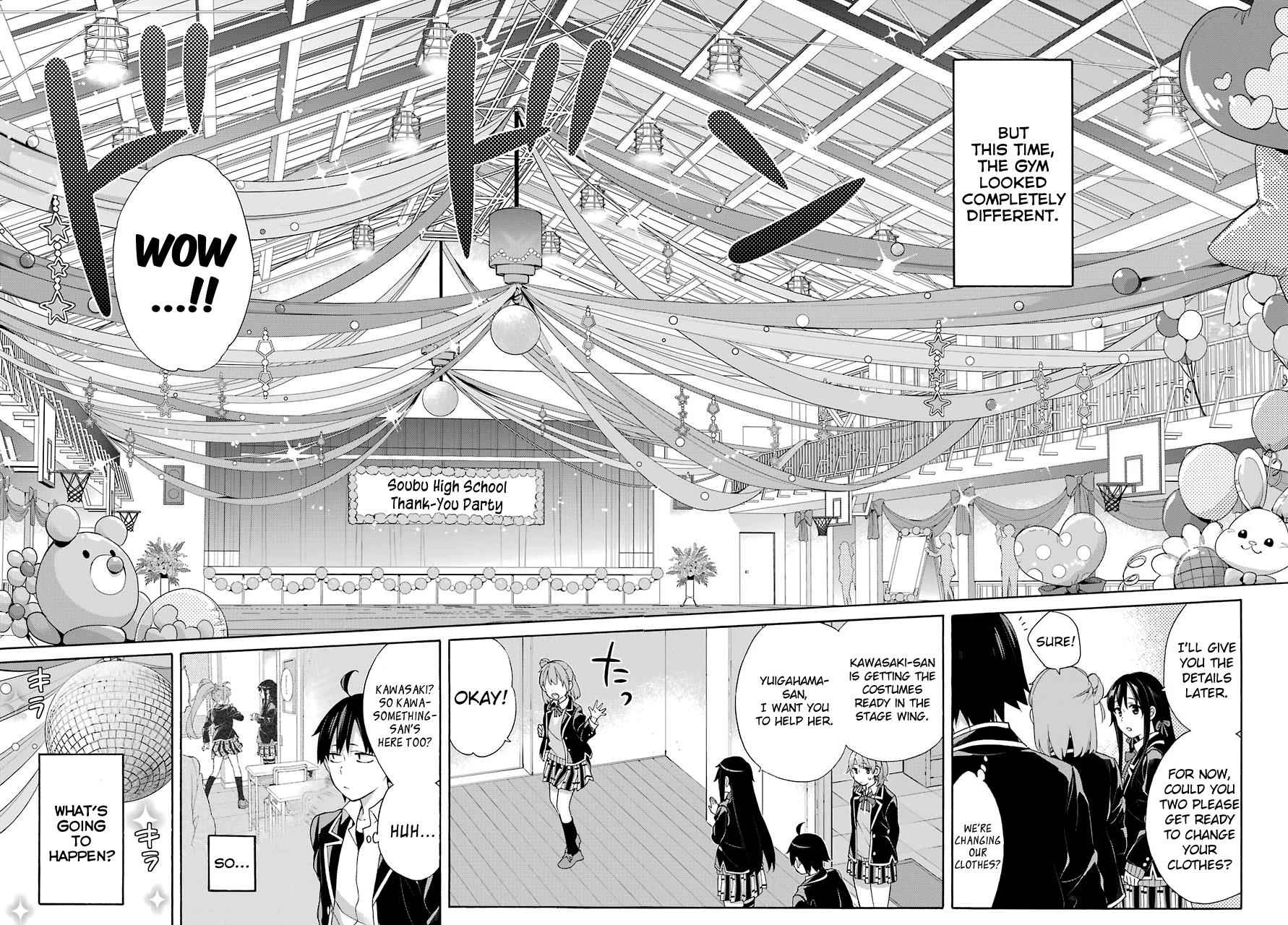 Yahari Ore no Seishun Love Come wa Machigatteiru -Mougenroku Chap 69 - Next Chap 70