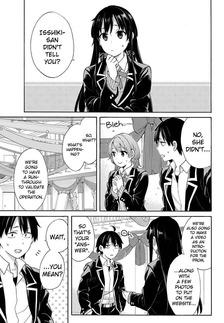Yahari Ore no Seishun Love Come wa Machigatteiru -Mougenroku Chap 69 - Next Chap 70