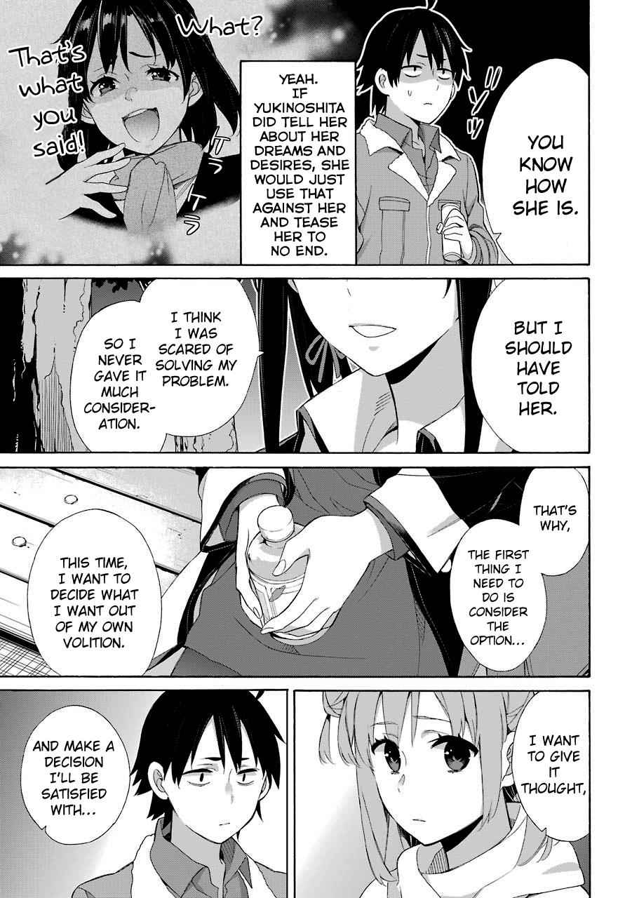 Yahari Ore no Seishun Love Come wa Machigatteiru -Mougenroku Chap 60 - Next Chap 61