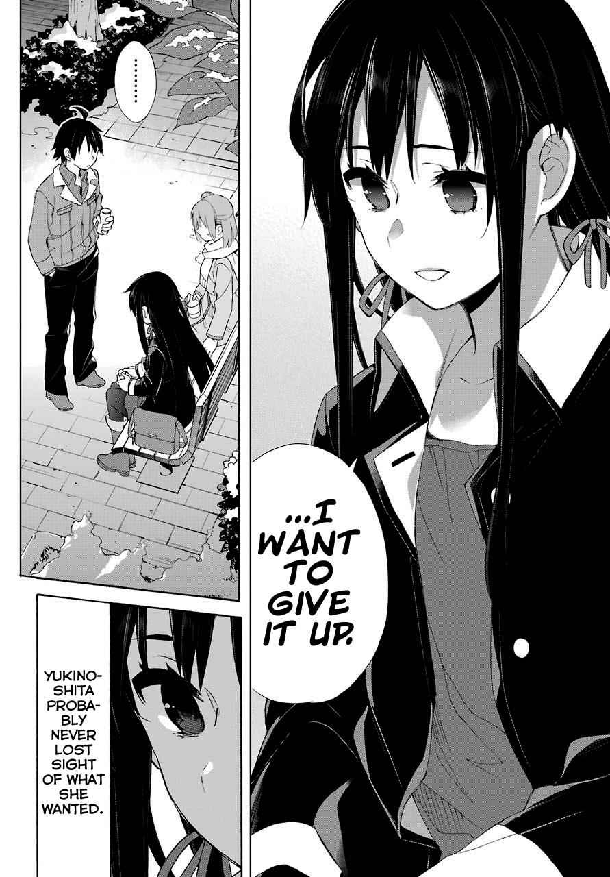 Yahari Ore no Seishun Love Come wa Machigatteiru -Mougenroku Chap 60 - Next Chap 61