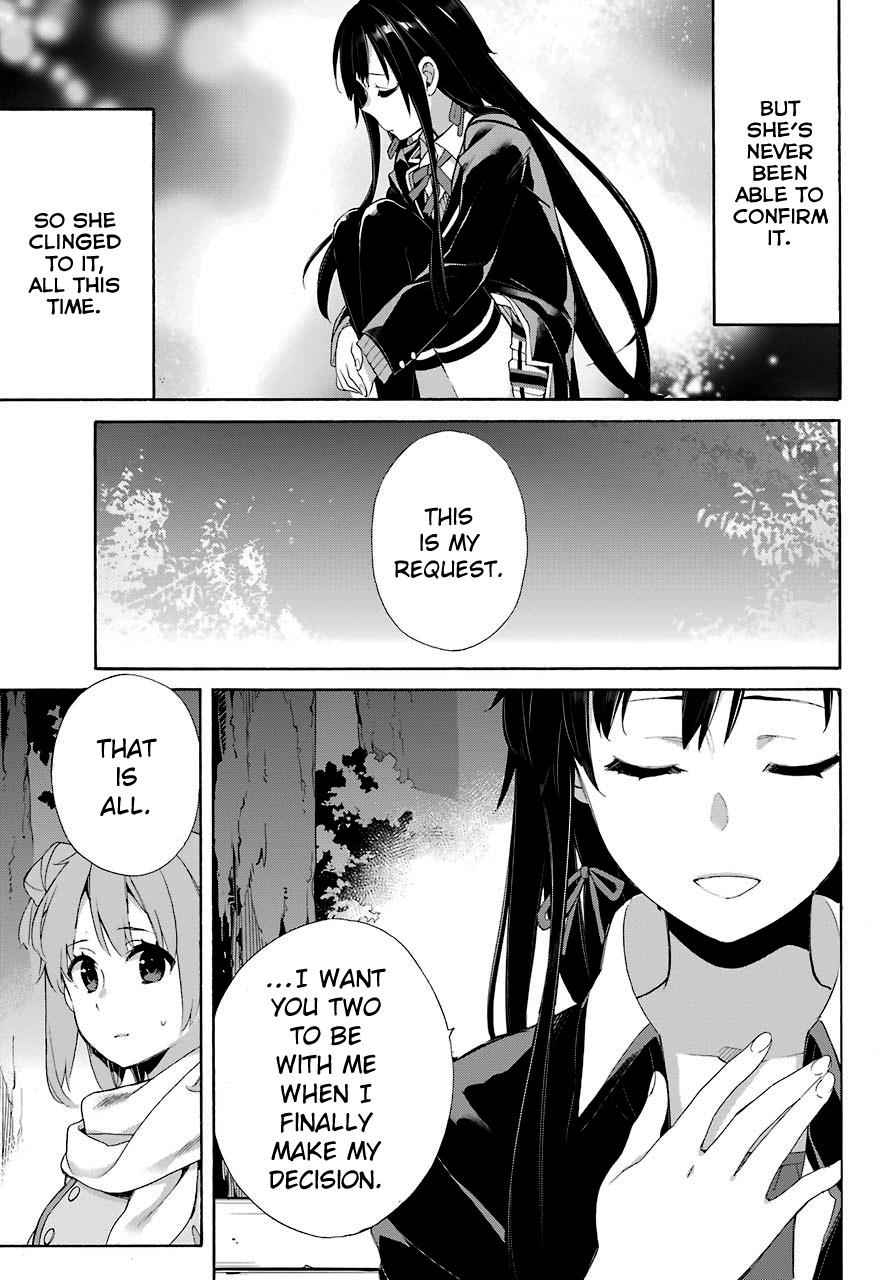 Yahari Ore no Seishun Love Come wa Machigatteiru -Mougenroku Chap 60 - Next Chap 61