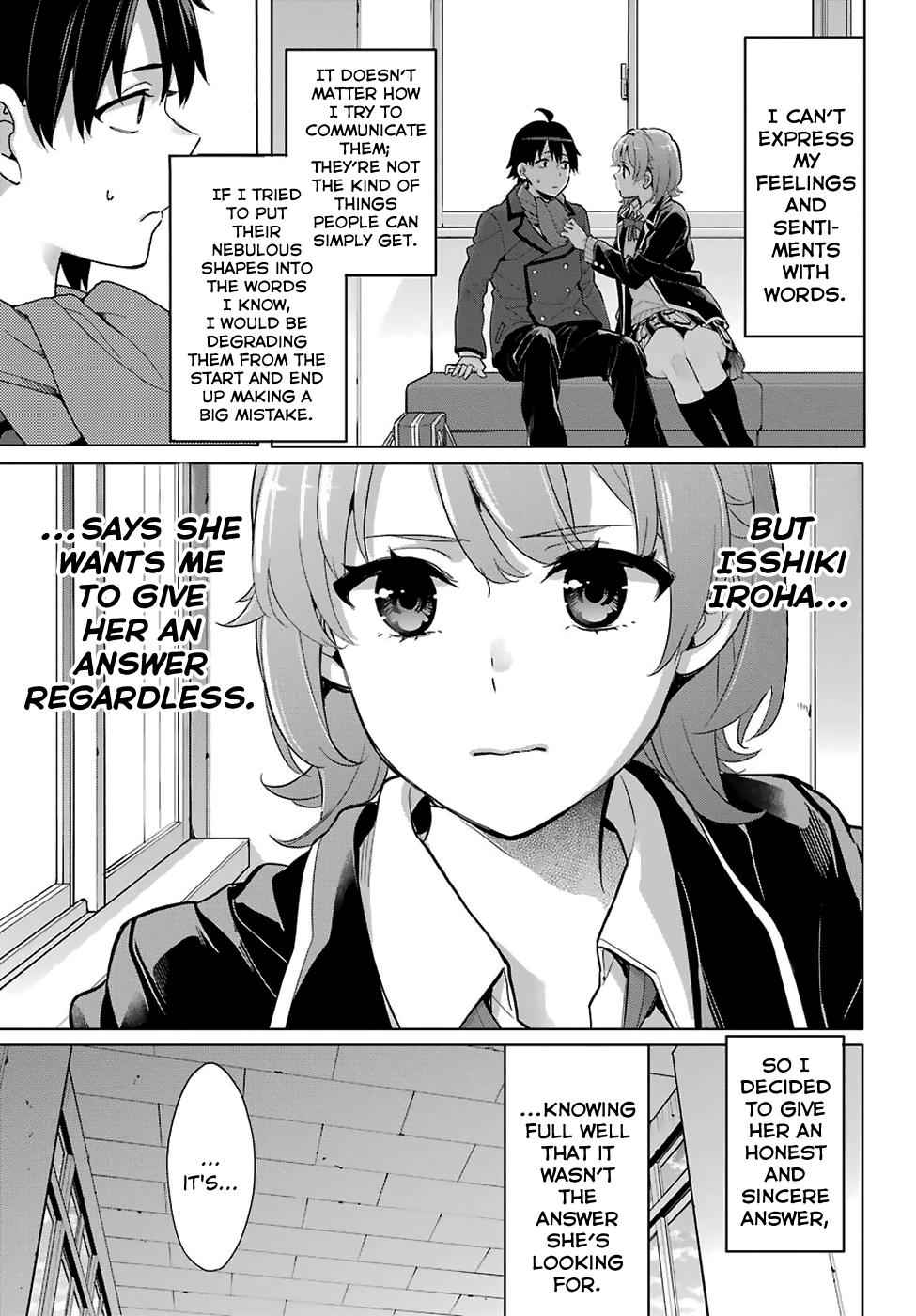 Yahari Ore no Seishun Love Come wa Machigatteiru -Mougenroku Chap 77 - Next Chap 78