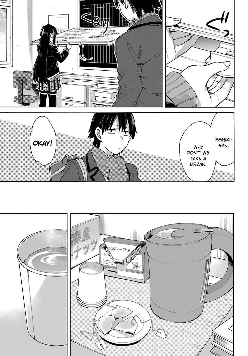 Yahari Ore no Seishun Love Come wa Machigatteiru -Mougenroku Chap 77 - Next Chap 78