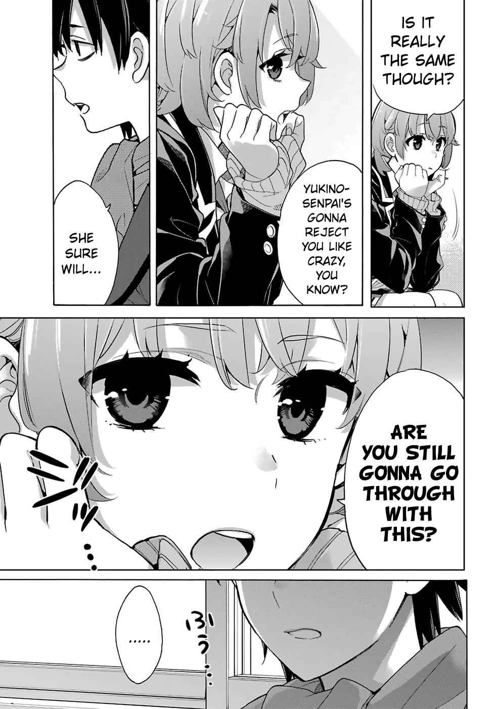 Yahari Ore no Seishun Love Come wa Machigatteiru -Mougenroku Chap 77 - Next Chap 78