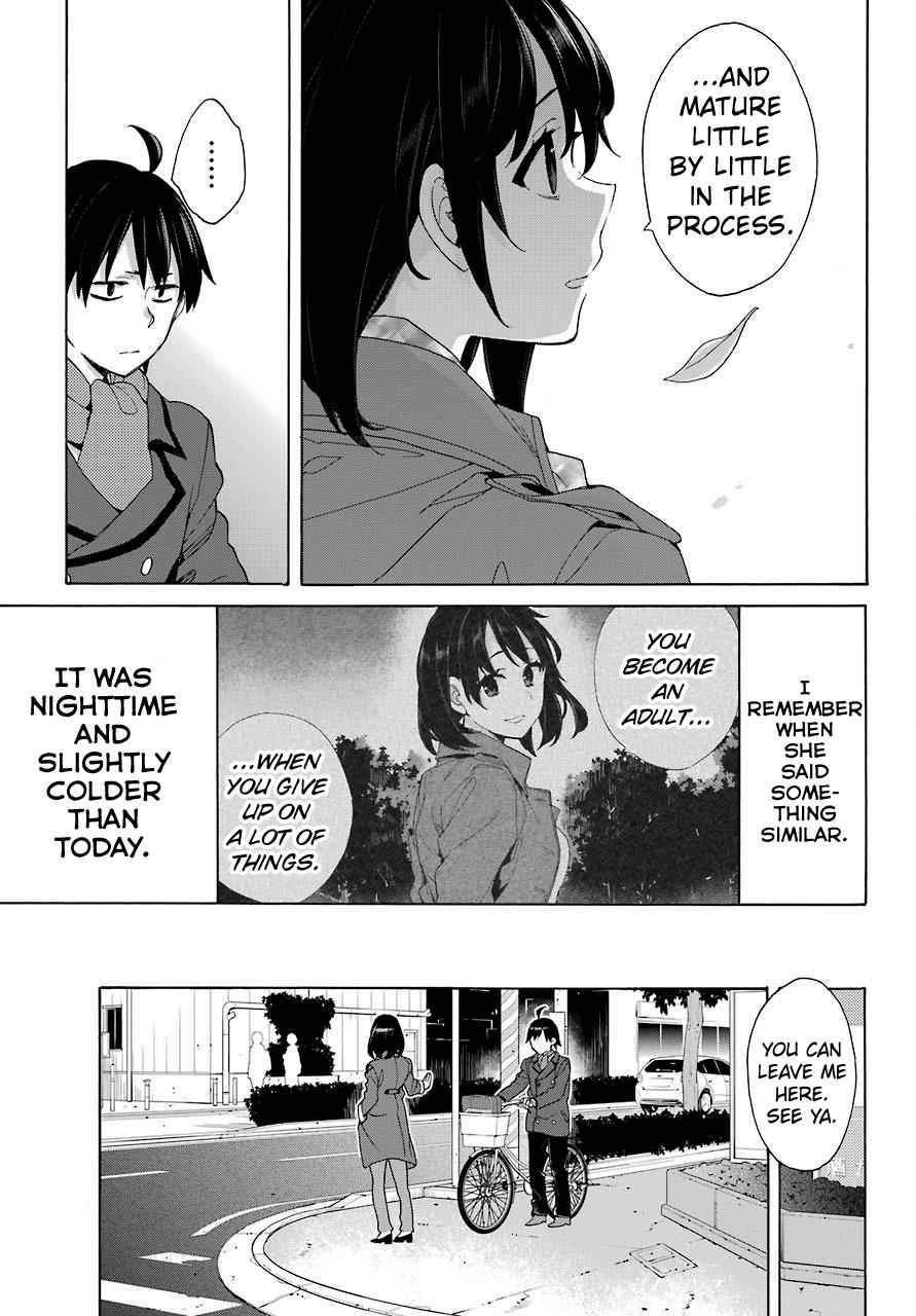 Yahari Ore no Seishun Love Come wa Machigatteiru -Mougenroku Chap 74 - Next Chap 75