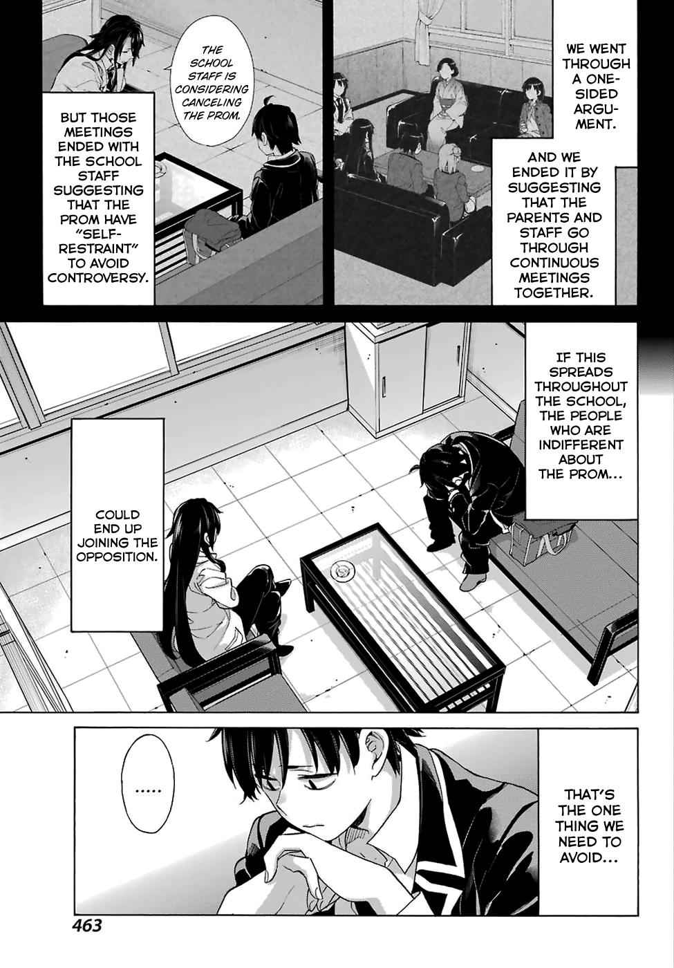Yahari Ore no Seishun Love Come wa Machigatteiru -Mougenroku Chap 76 - Next Chap 77