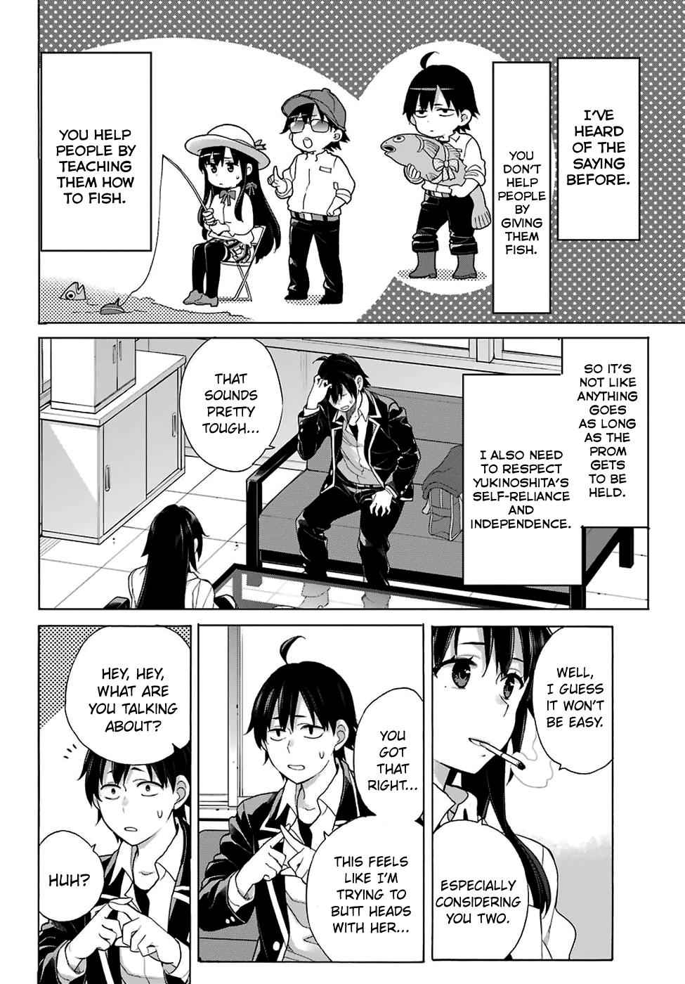 Yahari Ore no Seishun Love Come wa Machigatteiru -Mougenroku Chap 76 - Next Chap 77
