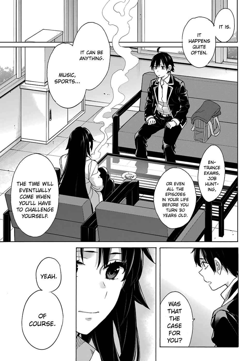 Yahari Ore no Seishun Love Come wa Machigatteiru -Mougenroku Chap 76 - Next Chap 77