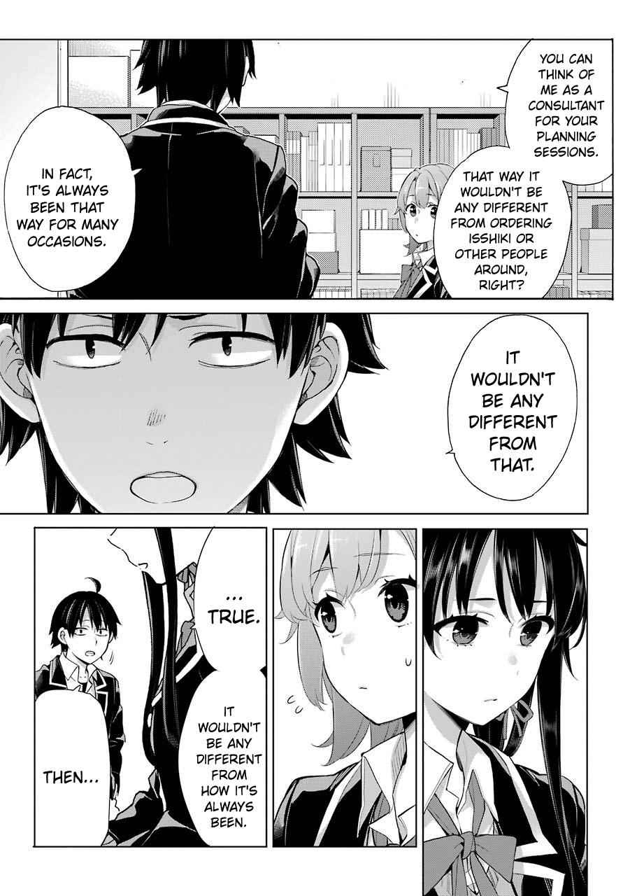 Yahari Ore no Seishun Love Come wa Machigatteiru -Mougenroku Chap 78 - Next Chap 79