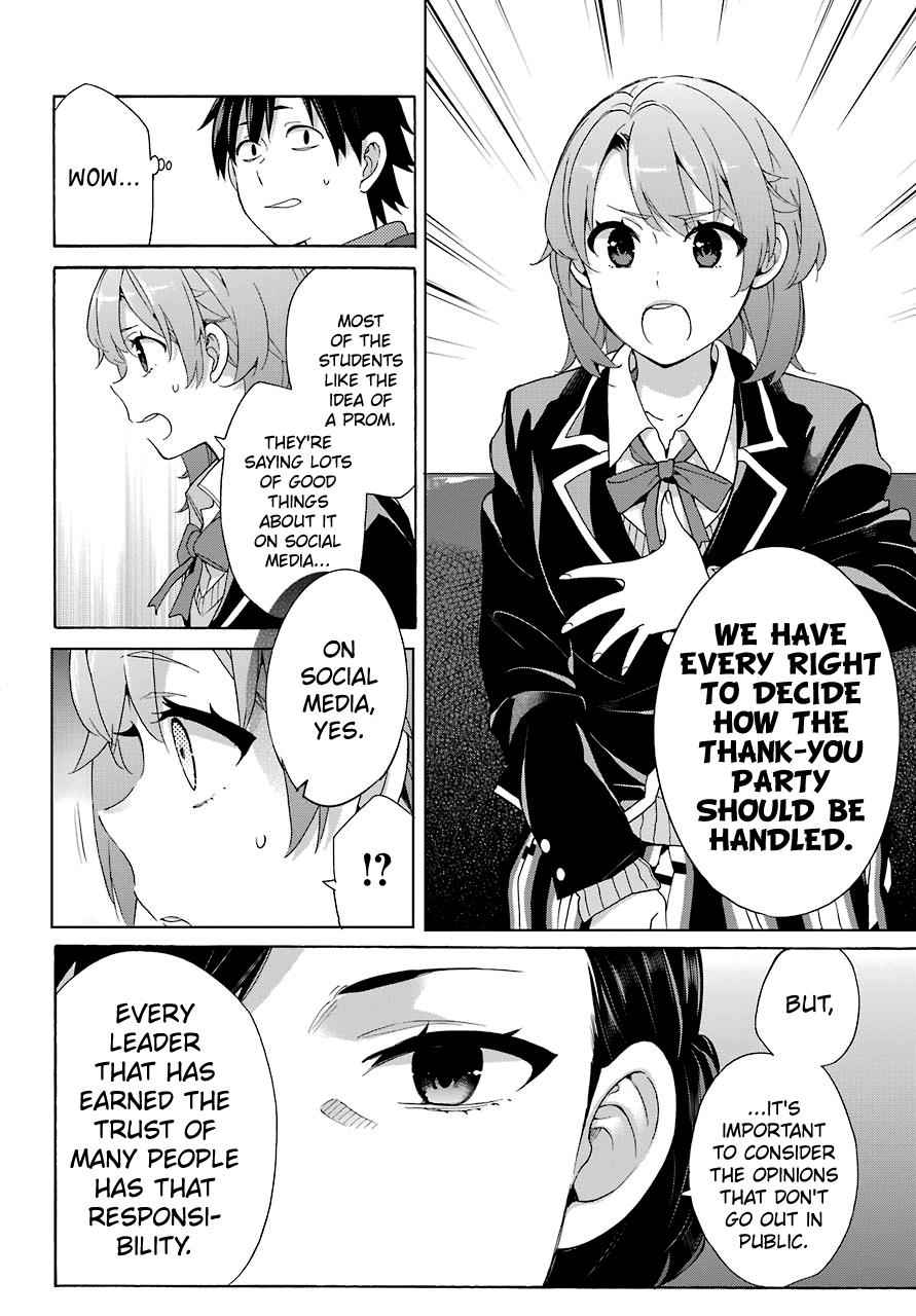 Yahari Ore no Seishun Love Come wa Machigatteiru -Mougenroku Chap 72 - Next Chap 73