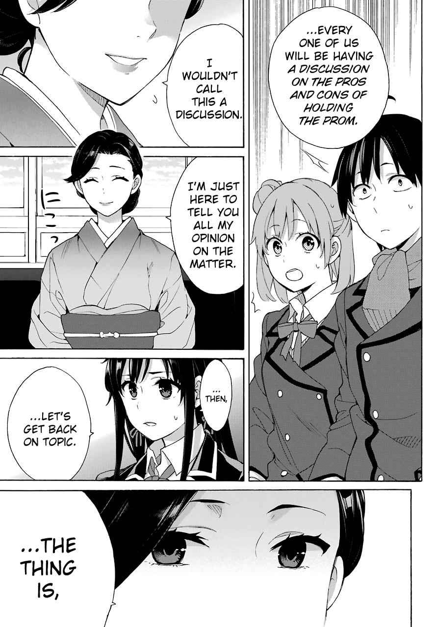 Yahari Ore no Seishun Love Come wa Machigatteiru -Mougenroku Chap 72 - Next Chap 73
