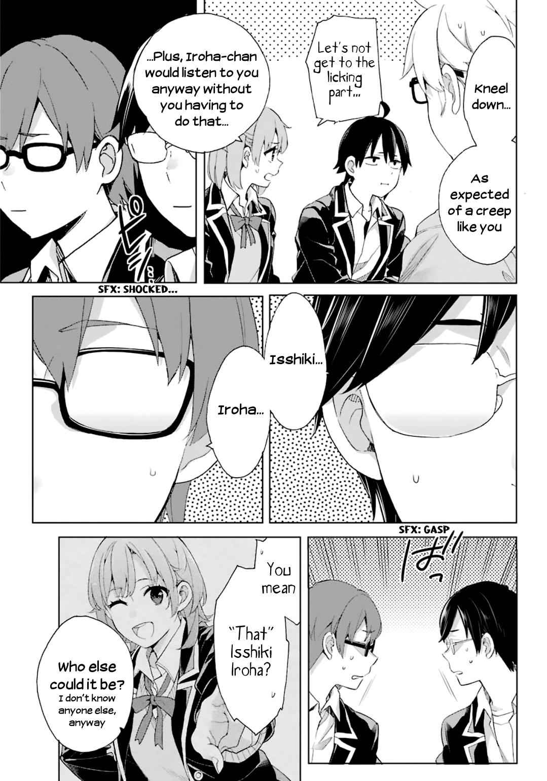 Yahari Ore no Seishun Love Come wa Machigatteiru -Mougenroku Chap 84 - Next Chap 85