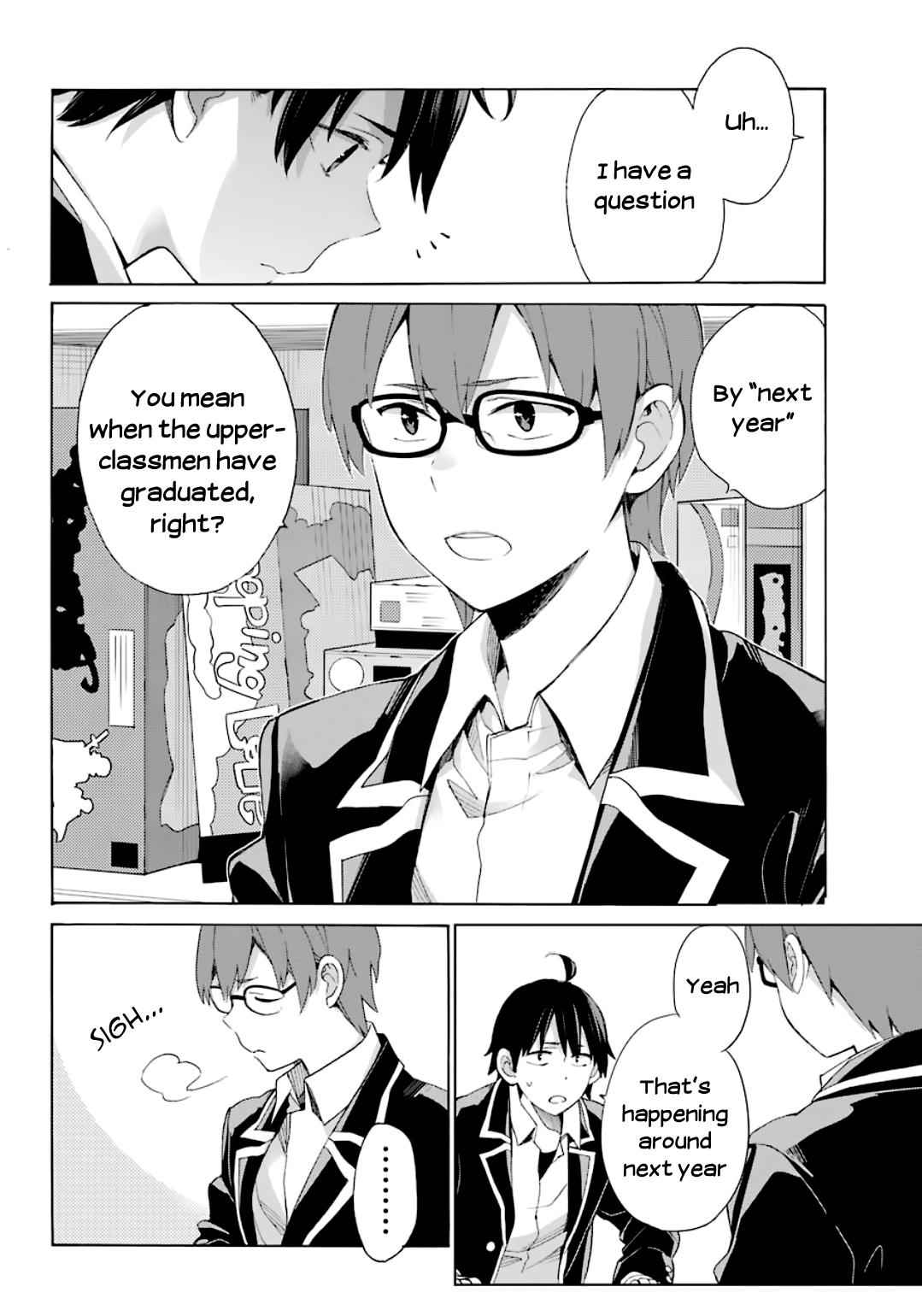 Yahari Ore no Seishun Love Come wa Machigatteiru -Mougenroku Chap 84 - Next Chap 85