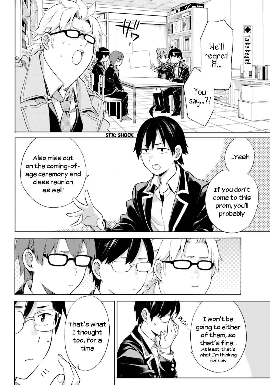 Yahari Ore no Seishun Love Come wa Machigatteiru -Mougenroku Chap 84 - Next Chap 85