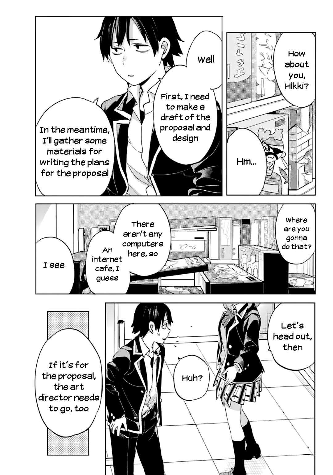 Yahari Ore no Seishun Love Come wa Machigatteiru -Mougenroku Chap 85 - Next Chap 86