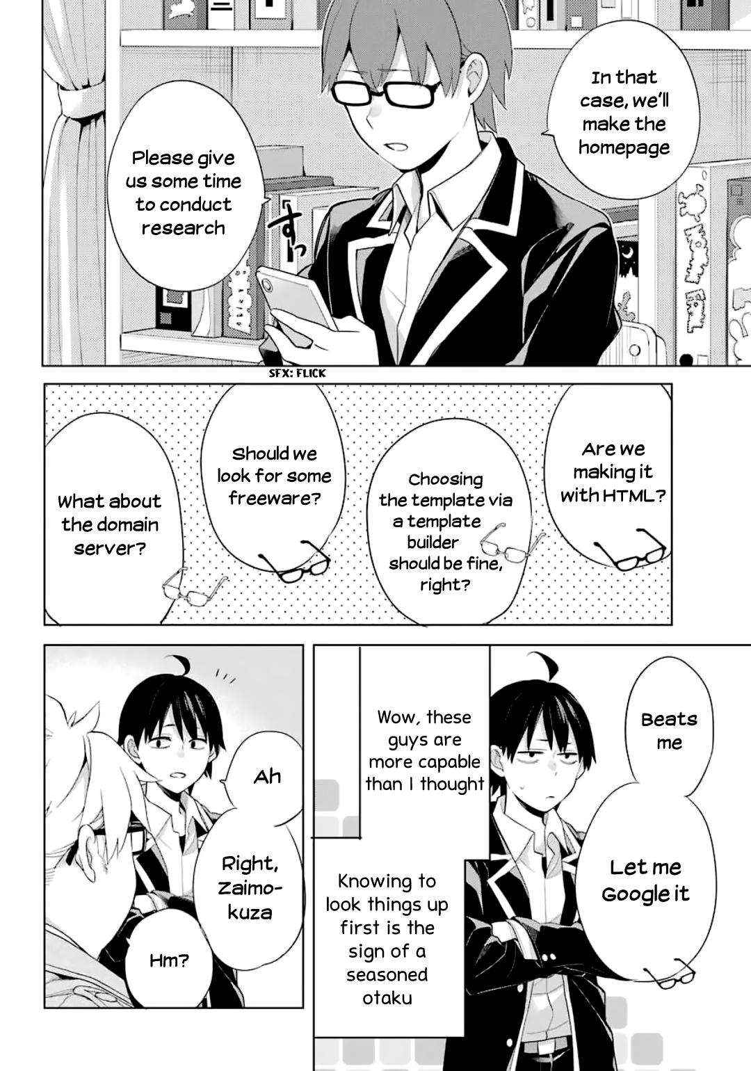 Yahari Ore no Seishun Love Come wa Machigatteiru -Mougenroku Chap 85 - Next Chap 86