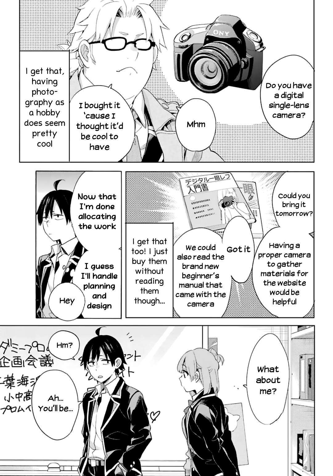 Yahari Ore no Seishun Love Come wa Machigatteiru -Mougenroku Chap 85 - Next Chap 86