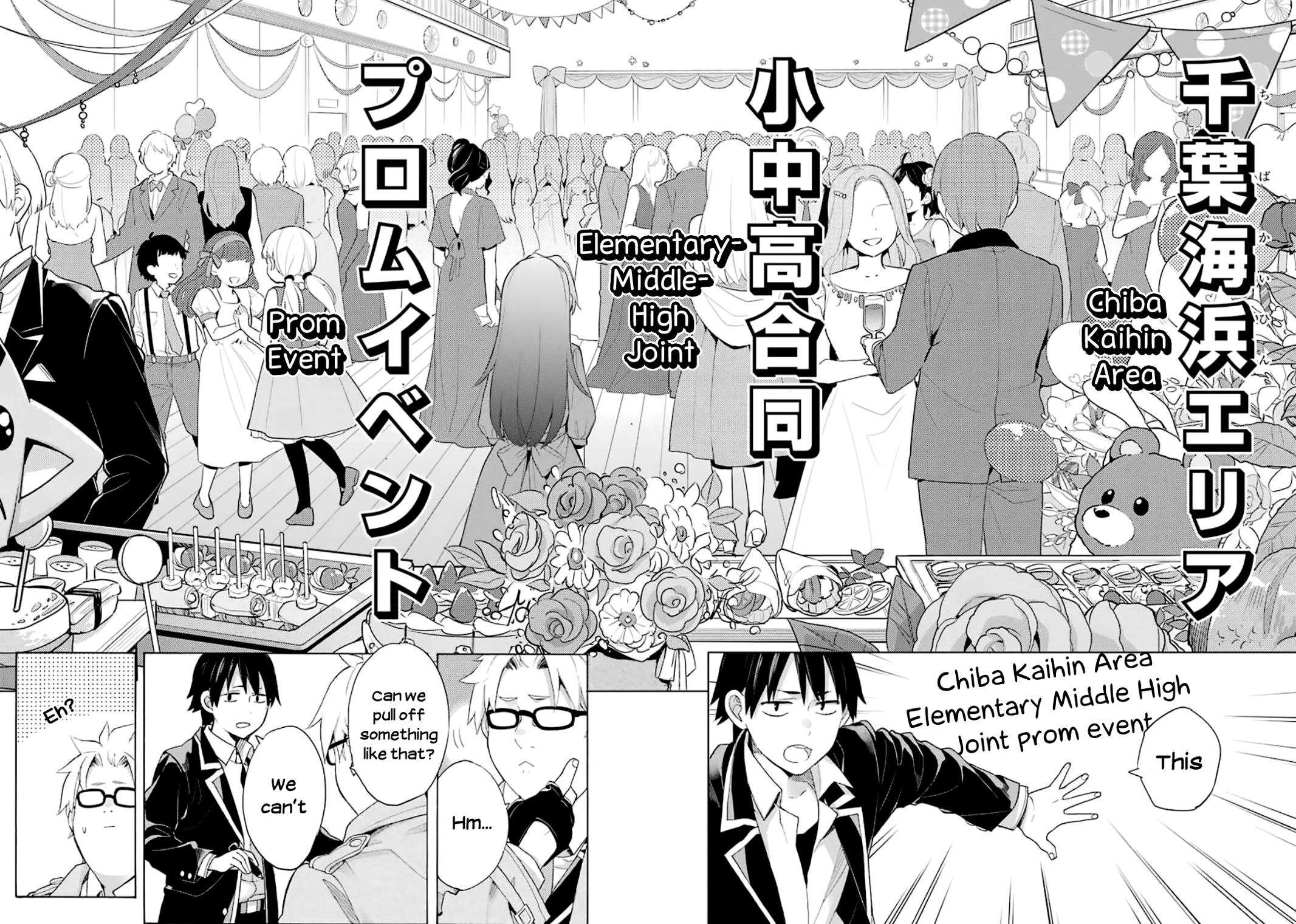 Yahari Ore no Seishun Love Come wa Machigatteiru -Mougenroku Chap 85 - Next Chap 86