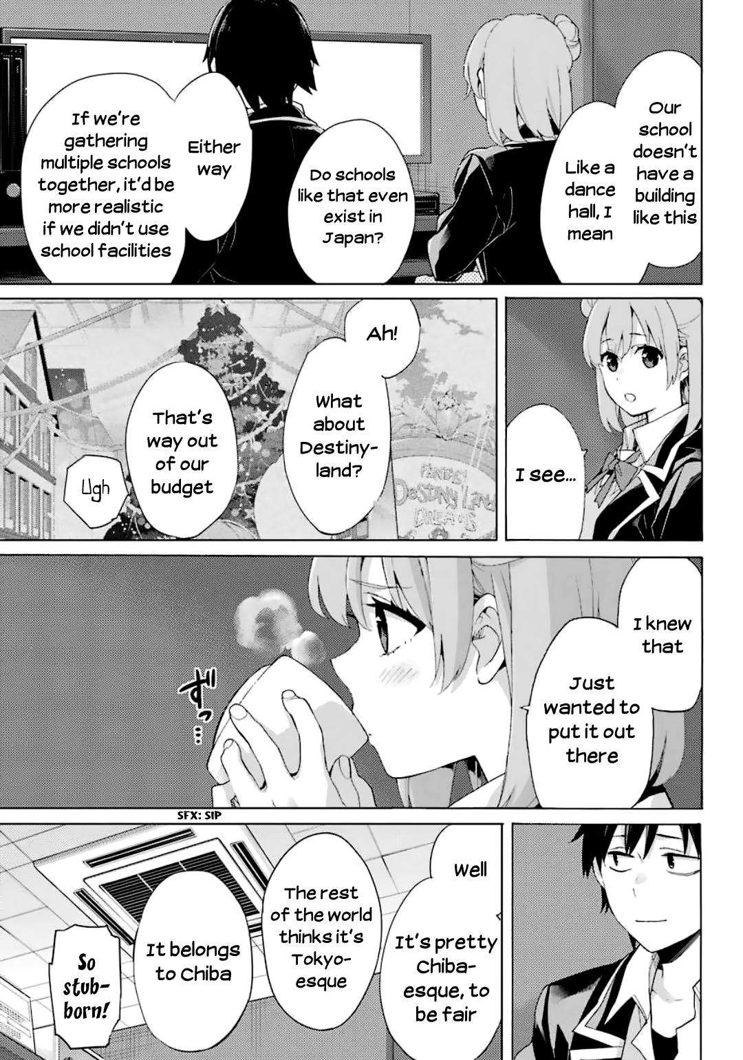 Yahari Ore no Seishun Love Come wa Machigatteiru -Mougenroku Chap 85 - Next Chap 86