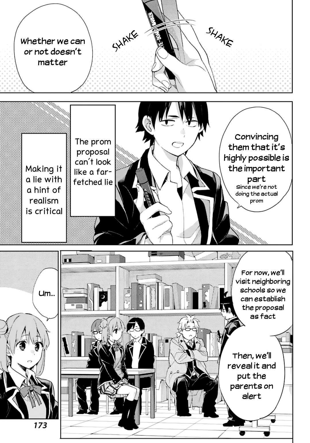 Yahari Ore no Seishun Love Come wa Machigatteiru -Mougenroku Chap 85 - Next Chap 86