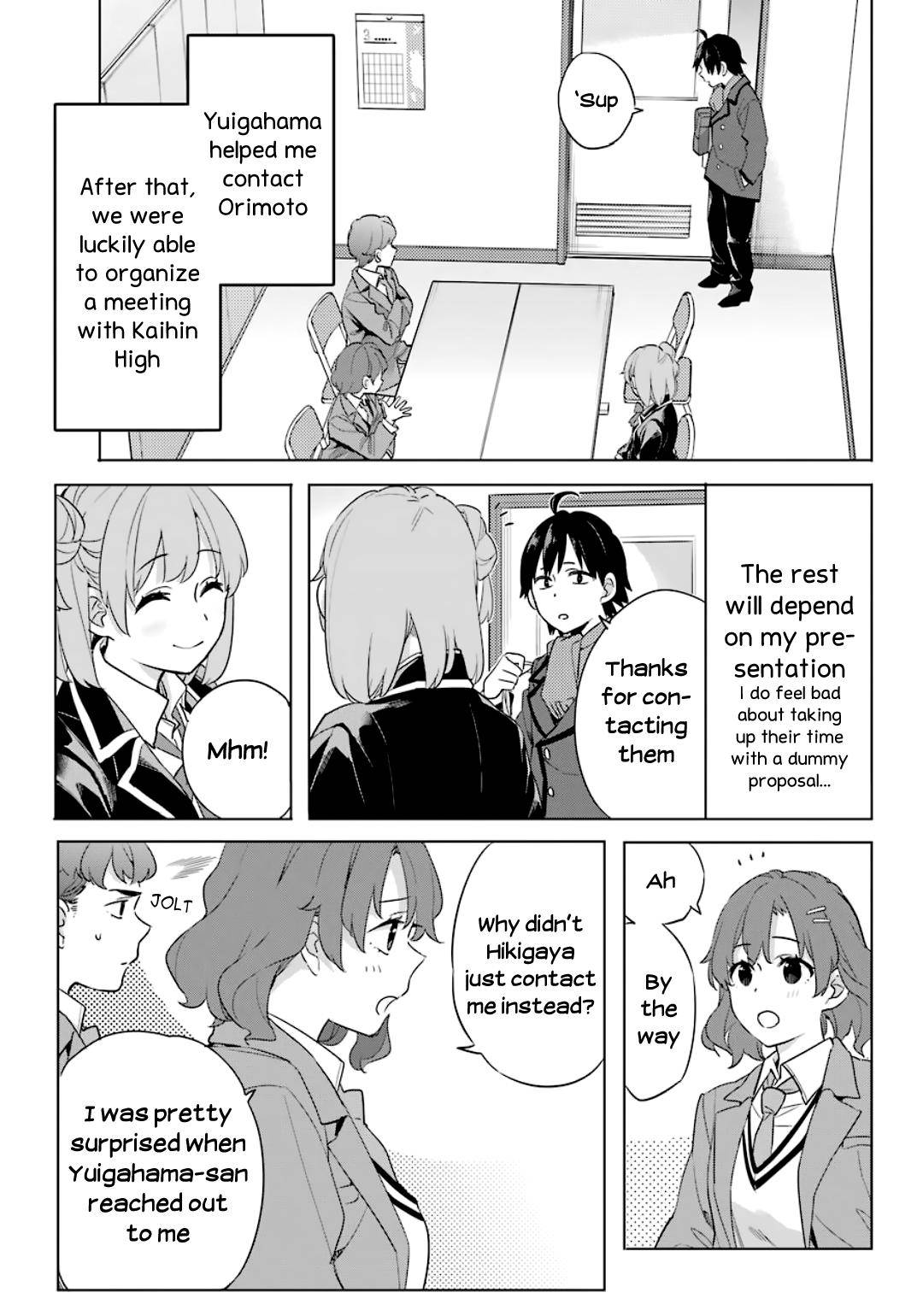 Yahari Ore no Seishun Love Come wa Machigatteiru -Mougenroku Chap 86 - Next Chap 87