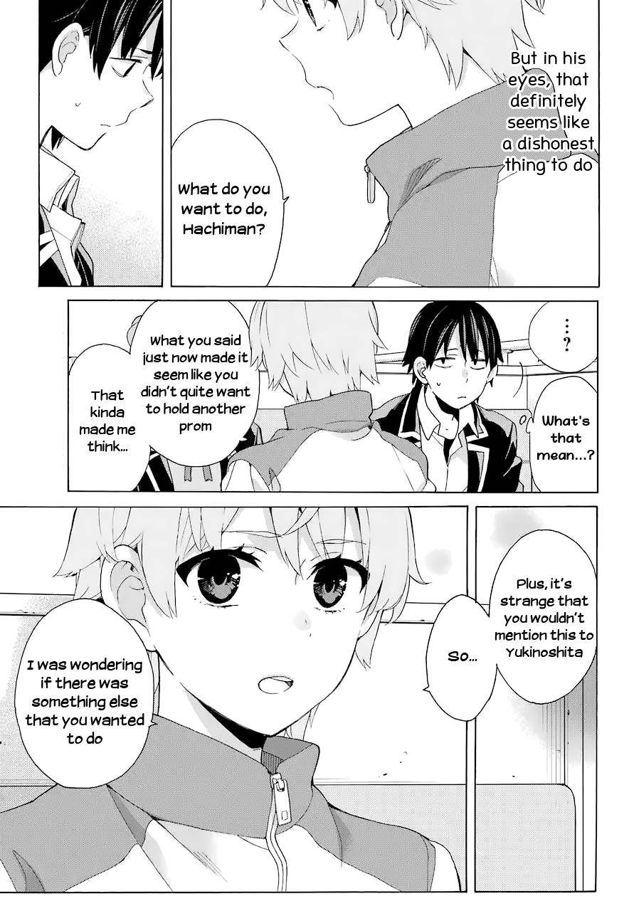 Yahari Ore no Seishun Love Come wa Machigatteiru -Mougenroku Chap 83 - Next Chap 84