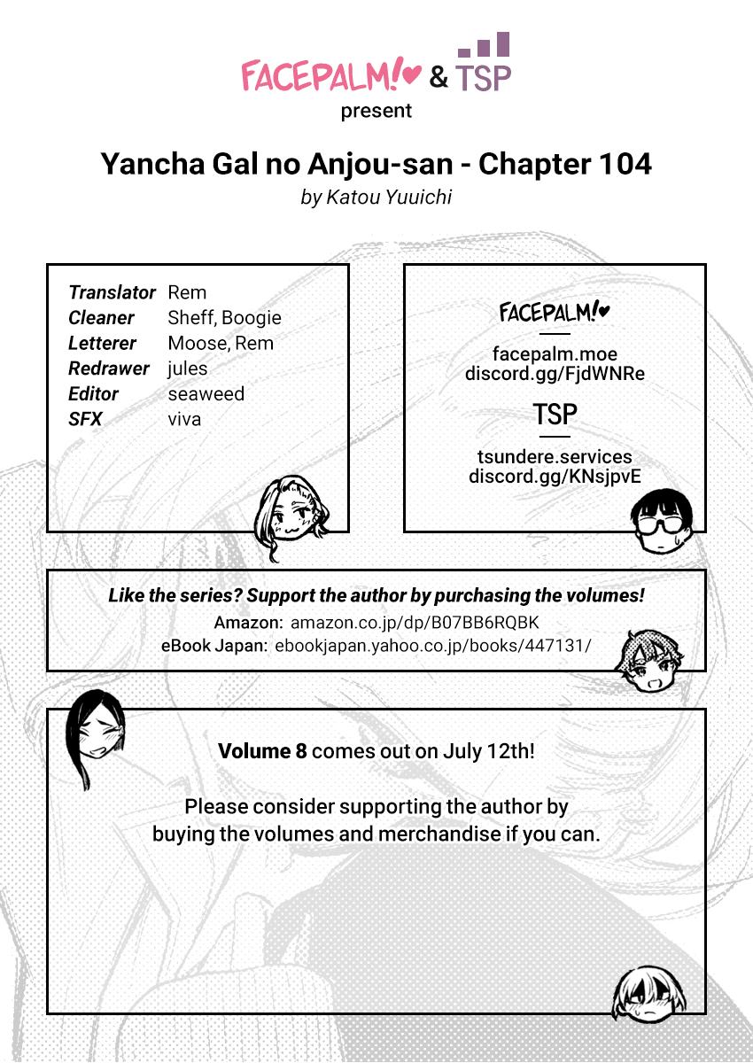 Yancha Gal no Anjou-san Chap 104 - Next Chap 105