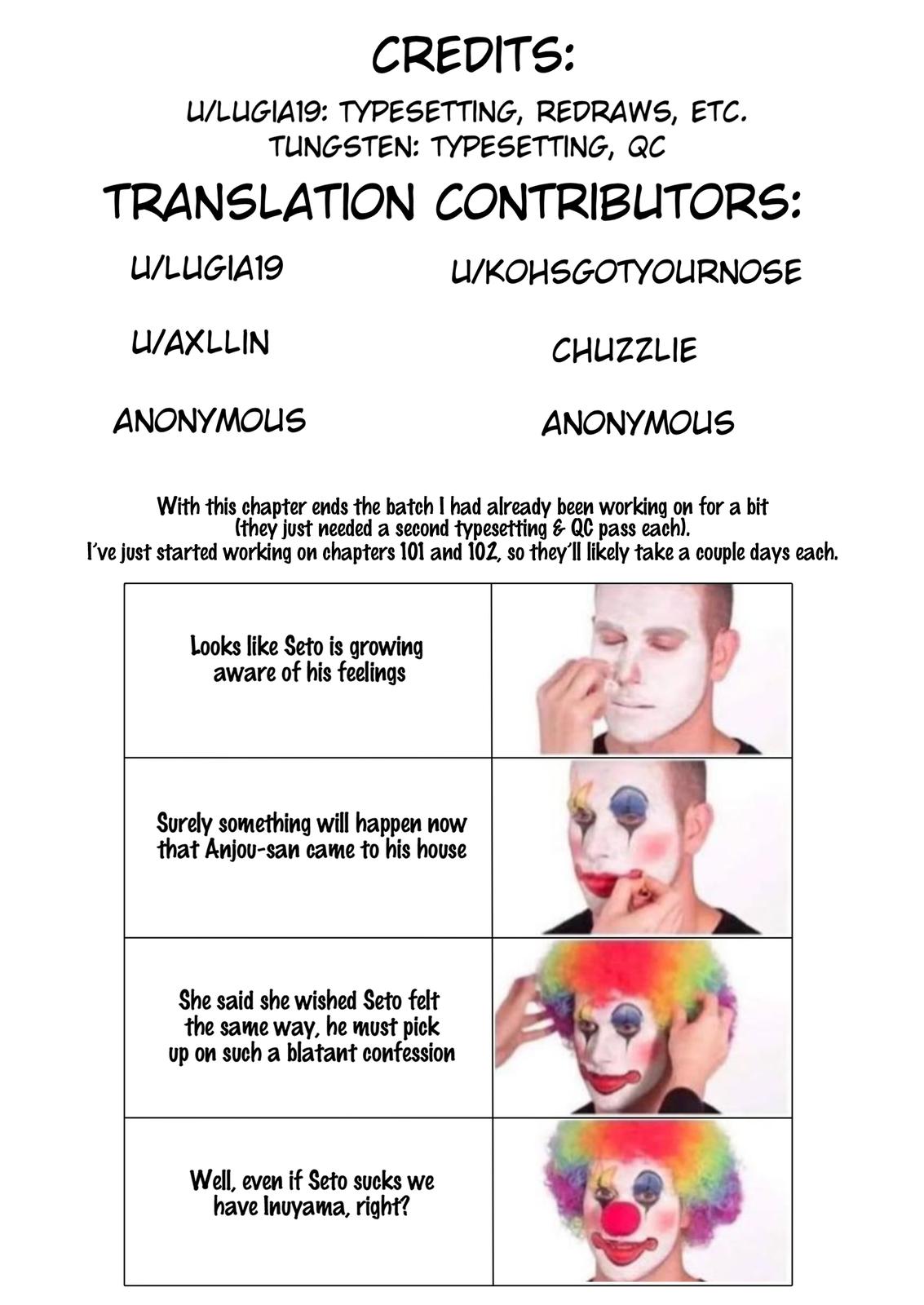 Yancha Gal no Anjou-san Chap 100 - Next Chap 101