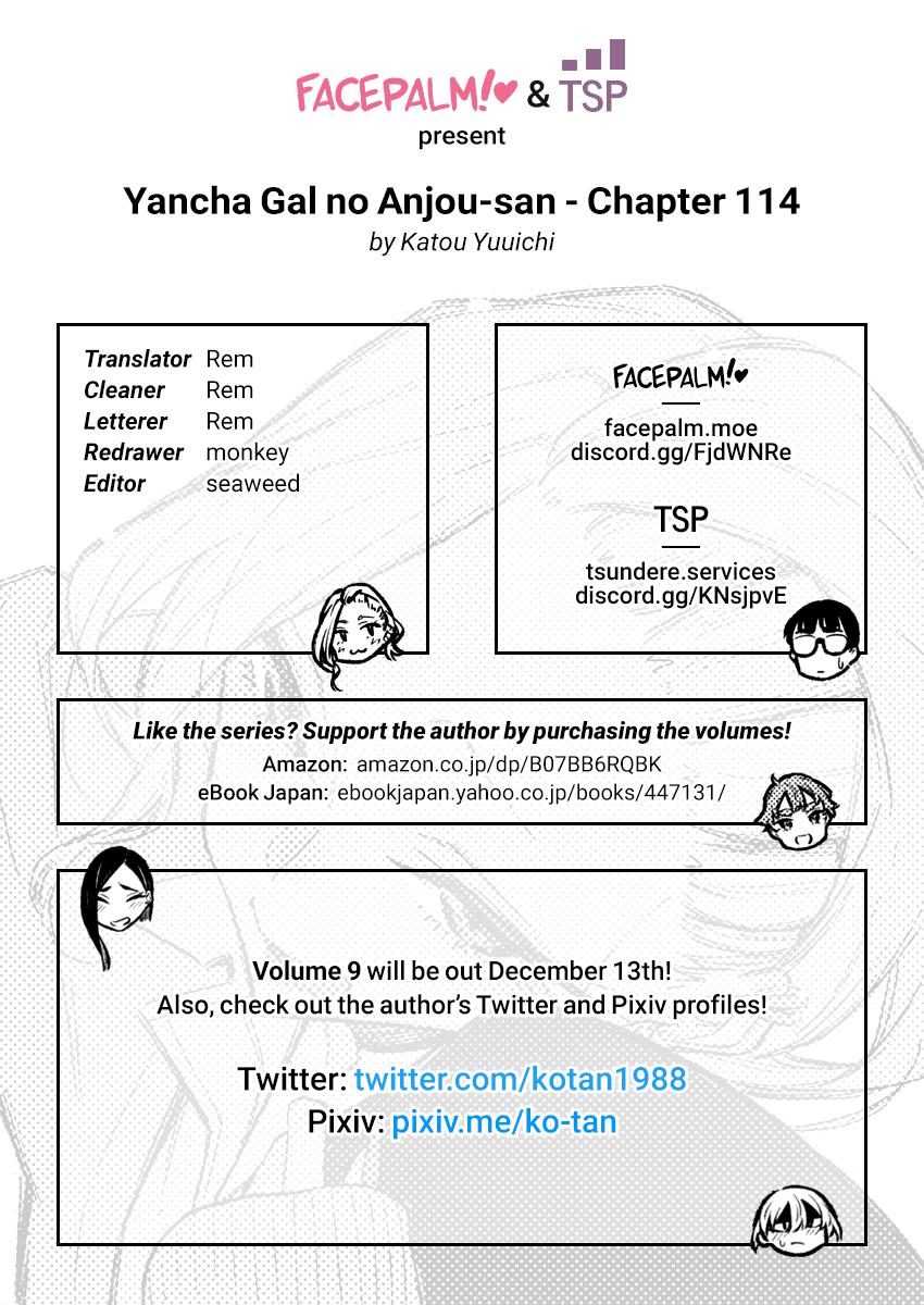 Yancha Gal no Anjou-san Chap 114 - Next Chap 115