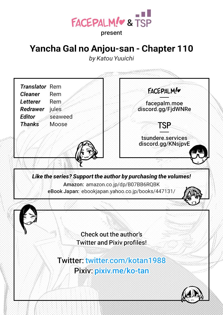 Yancha Gal no Anjou-san Chap 110 - Next Chap 111
