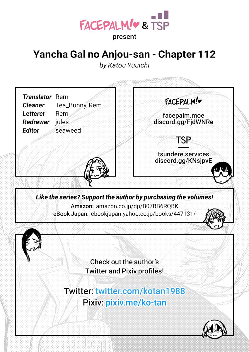 Yancha Gal no Anjou-san Chap 112 - Next Chap 113