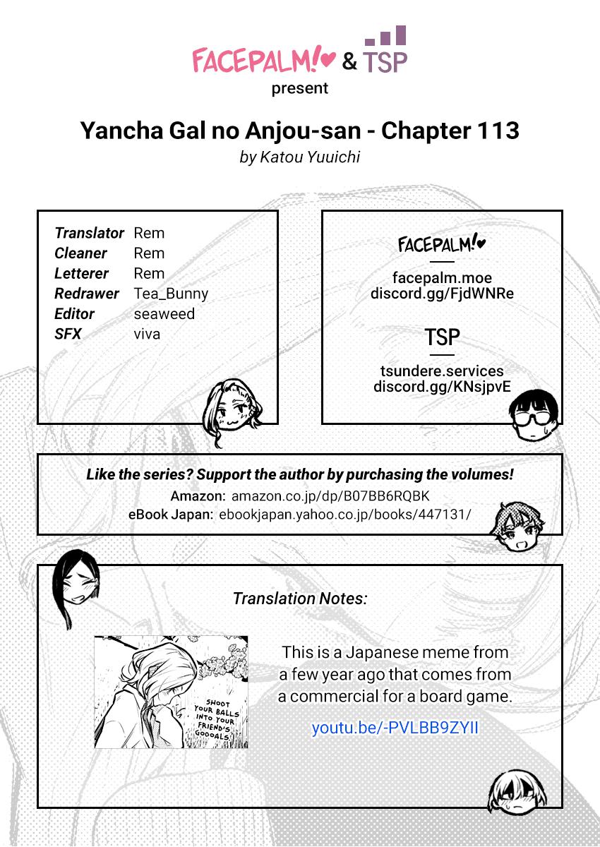 Yancha Gal no Anjou-san Chap 113 - Next Chap 114