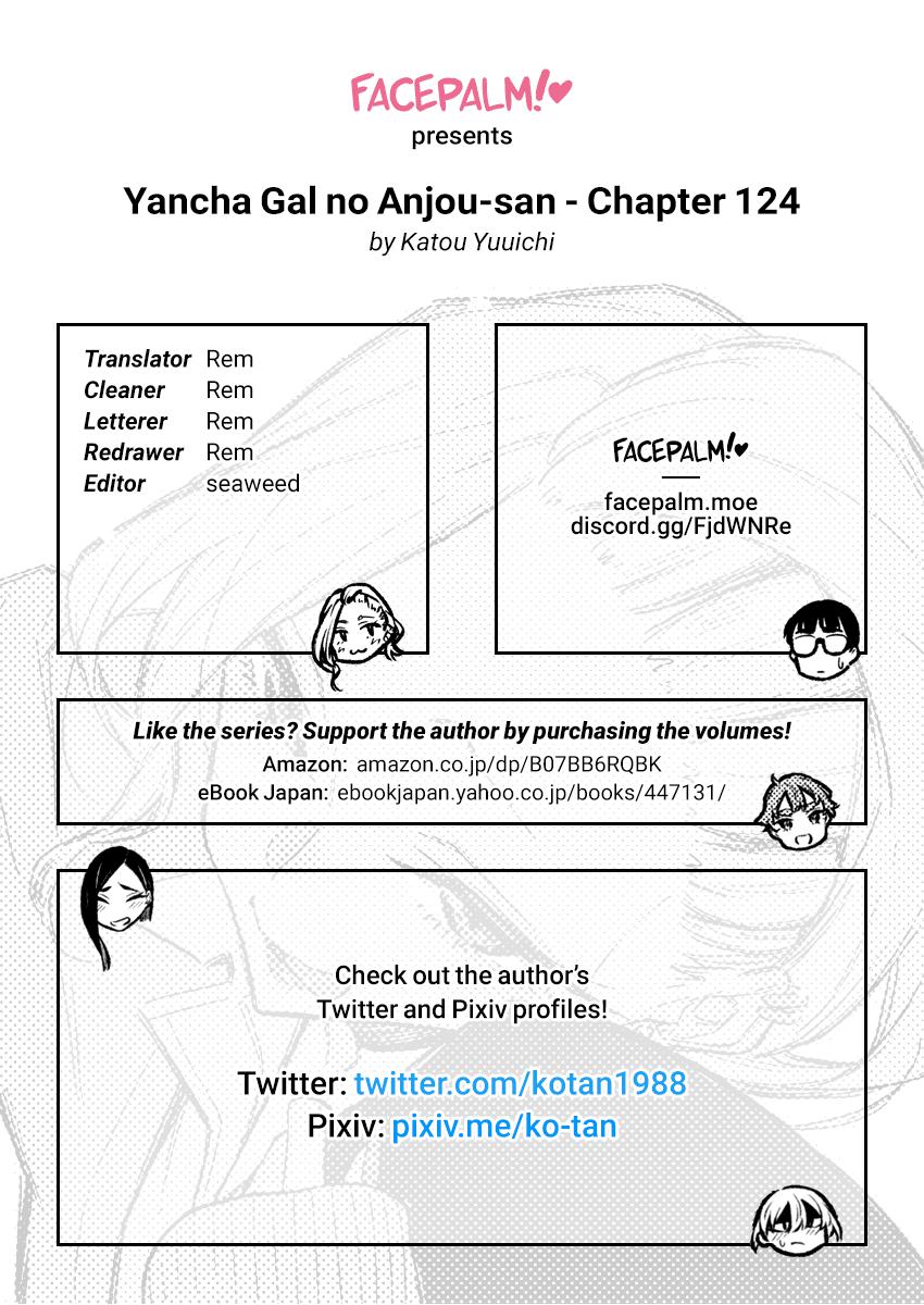 Yancha Gal no Anjou-san Chap 124 - Next Chap 125